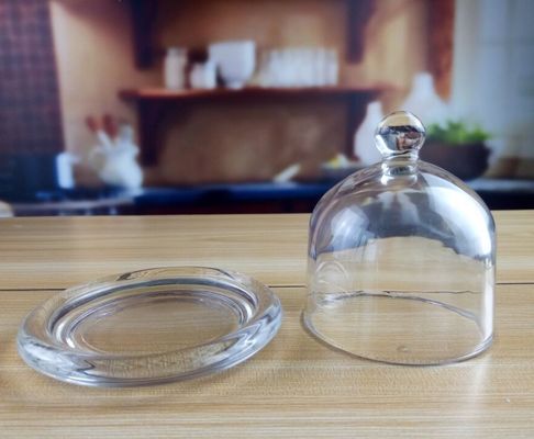 kwaliteit Mini Round Glass Storage Jars met Dekkingsdeksel, de Bussen van de Glaskeuken fabriek