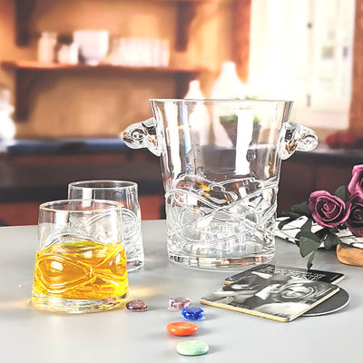 kwaliteit Unieke handgemaakte whisky glazen met ingelegde ogen fabriek