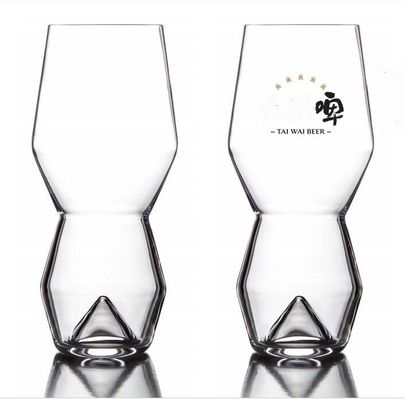 kwaliteit Unieke Piek Bottom Ipa Glas Handgemaakte Kristallen Craft Bierglazen fabriek