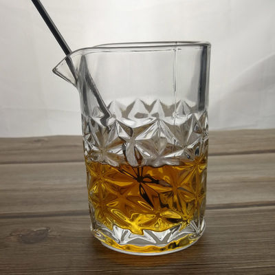 kwaliteit 450 ml gegraveerde Scotch-mengglassen met geïmprimeerd patroon fabriek