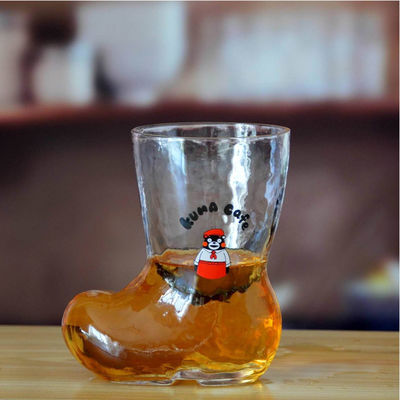 kwaliteit Bootvorm 150ml Shot Glassen Met Kleur Logo Voor Promotie fabriek