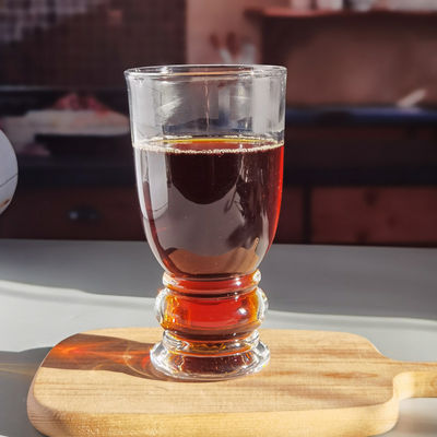 kwaliteit 550 ml retro stijl handwerk bier tulp glazen met handvat onderkant fabriek