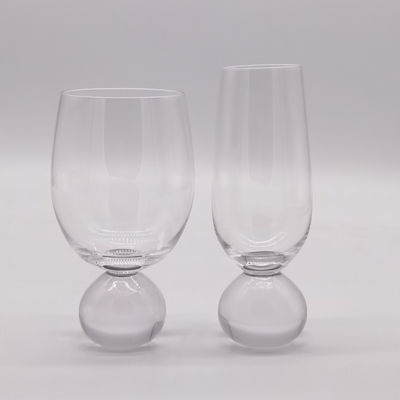 kwaliteit Ball Stemmed Lead Free Crystal Highball Tumblers voor Champagne fabriek